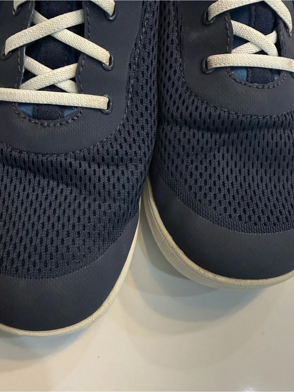 OluKai Moku Pae Boat Shoes Men’s 11 Trench Blue Slip On Casual Loafers Comfort